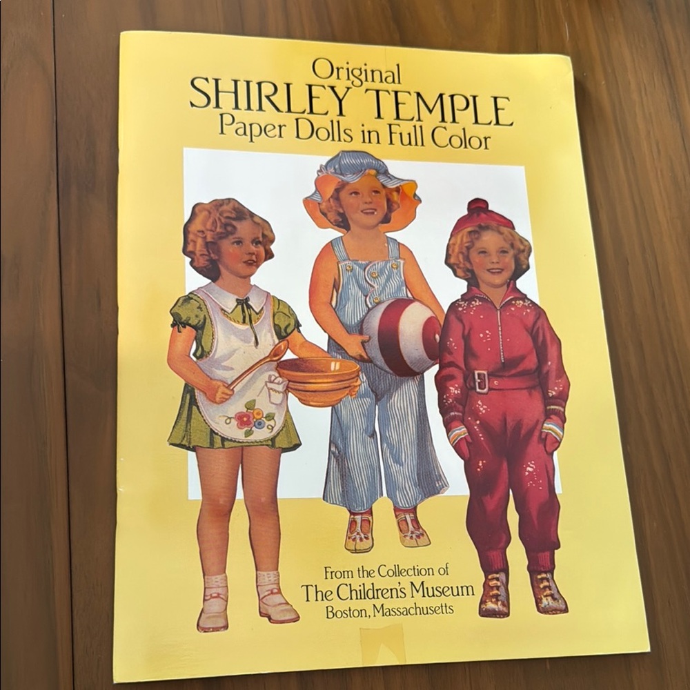 Original Shirley Temple Paper Dolls Book